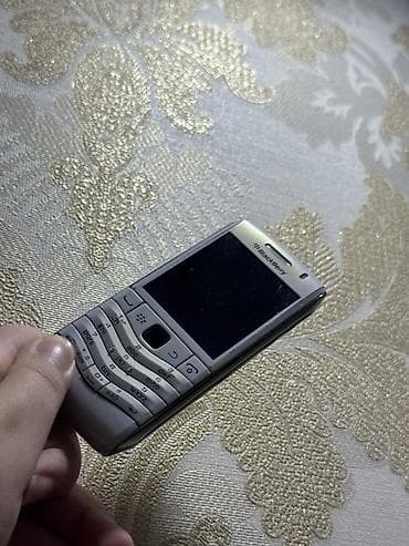 kohnə telefon: Blackberry Pearl 3G 9105, rəng - Gümüşü, Düyməli — 4