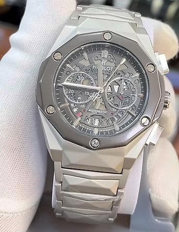 breitling saat: Yeni, Qol saatı, Hublot, rəng - Boz — 1