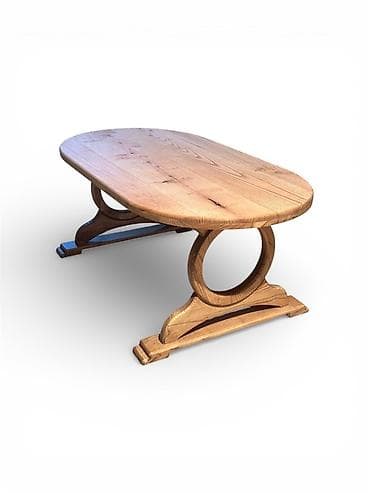 tek yatag: Jurnal masası, Yeni, Açılmayan, Taxta, Oval masa — 2