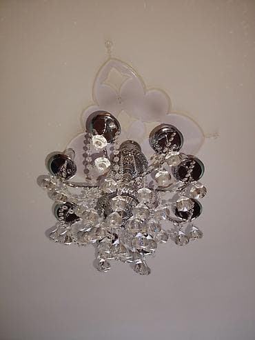qara sir sekilleri: Çılçıraq, 10 və daha çox lampa, Metal — 4