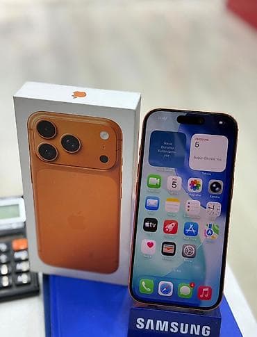 iphone x ucuz: IPhone 17 Pro, 128 GB, Narıncı — 1