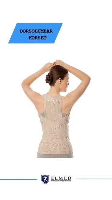 Dorsolumbar korset - Arxa və bel nahiyəsini dəstəkləyən ortopedik
