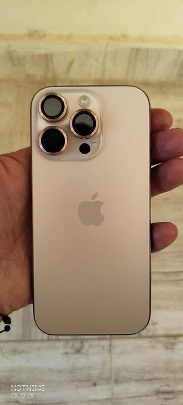 ayfon 5s ekran: IPhone 16 Pro, 256 GB, Desert Titanium, Barmaq izi, Face ID, Sənədlərlə — 3