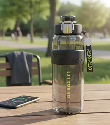 инстасамка в баку: 1200 ml idman/seyahət su butulkası – EXTR0ARD dizaynı - Həcm: 1200 ml — 3