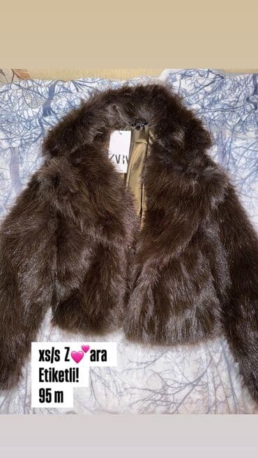qaqa geyimi: Шуба, Zara, S, цвет - Коричневый — 1