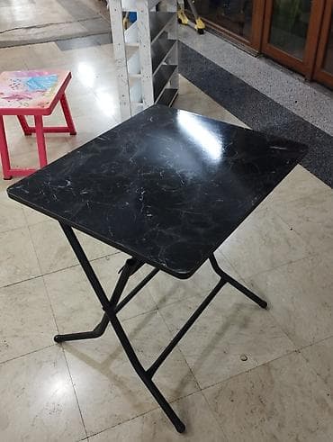 ag laminat: Mətbəx masası, Yeni, Qatlanan, Laminat, Kvadrat masa — 2