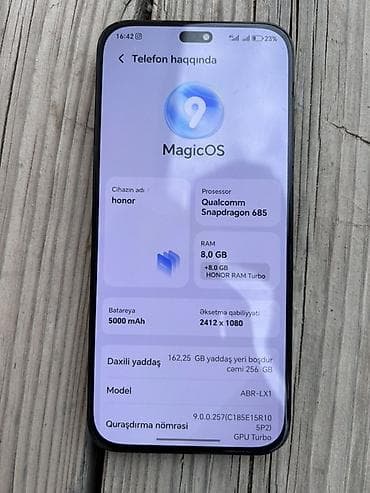12 volt mator: Honor X8c, 256 GB, rəng - Qara — 3