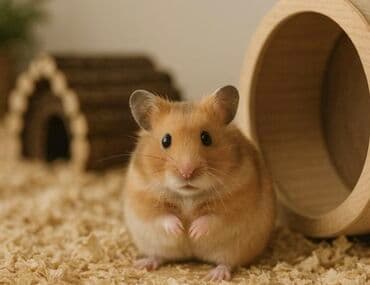 Qızılı rəngli xomyaq - Növ: xomyaq (qızılı/boz-qızılı tüklü) -