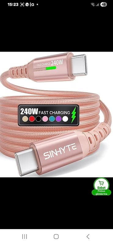 en ucuz notebook: Kabel Type C (USB-C), Yeni — 3