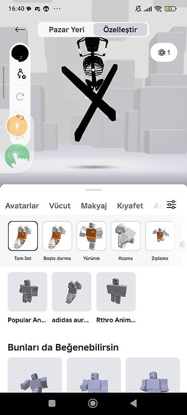 bayram xoncası: Roblox avatar dizaynı – “Emo/Skelet” temalı tam paket Məzmun: - — 3