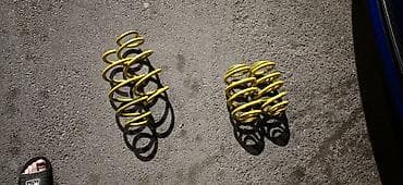 cruze diffuzer: Chevrolet Cruze sport üçün sarı rəngli endirmə (lowering) yayları — 2