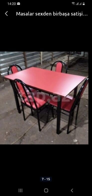 miz ustul: ‼️12manatdan başlayir stullar.şəhər daxili catdirilma bizdən. Stullar — 30