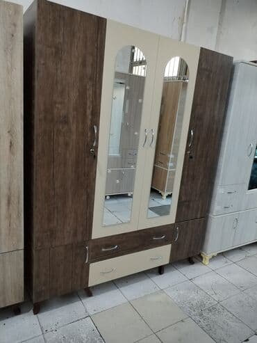 горка для посуды: Новый, Распашной, 3 двери Прямой шкаф, Шкаф-вешалка, Азербайджан — 3