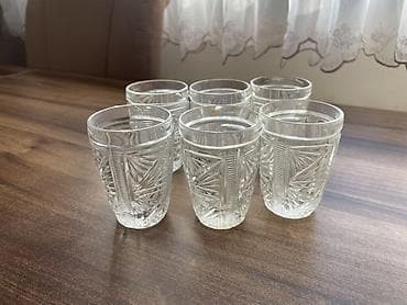 Stəkanlar, Şüşə, 6 ədədli dəst