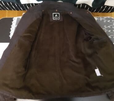 böyük bədən kişi geyimləri: Kurtka, Bolonka, Payız, 4XL — 2