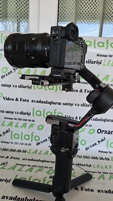 irşad honor x9a: DJI Ronin RS3 üzərində Sony A6400 və Sony 18-105 zum abiyektif lə Tam — 6