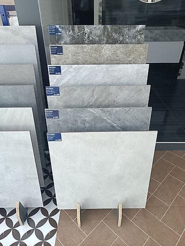 keramoqranit döşəmə: Mərmər effektli keramoqranit və divar-döşəmə plitələri. 60x60 ölçüdə — 3