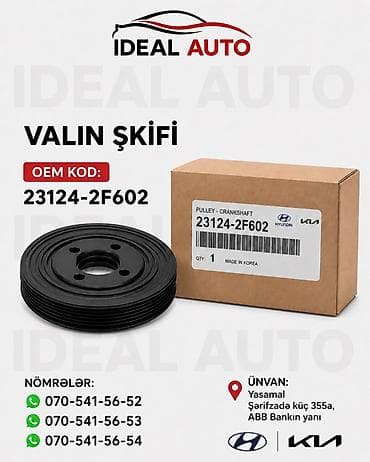 prius mator: Məhsul: Valin şkifi (krank mili kasnağı) OEM kodu: 23124-2F602 — 1