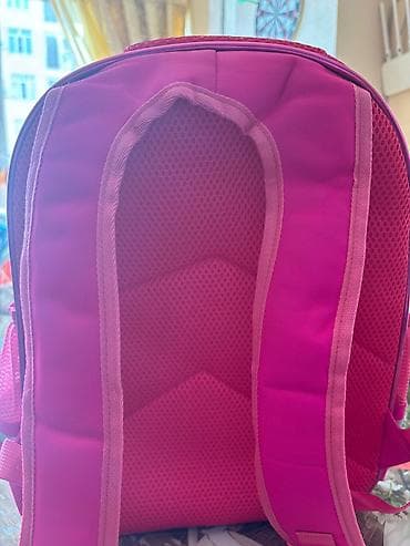 məktəb cantasi: Uşaq məktəb çantası – H-LOL mövzulu, parlaq çəhrayı - Ön hissədə — 3