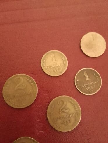 sikkə: Məhsul: SSRİ dövrünə aid 2 kopeyka sikkələri kolleksiyası Təsvir: - — 5