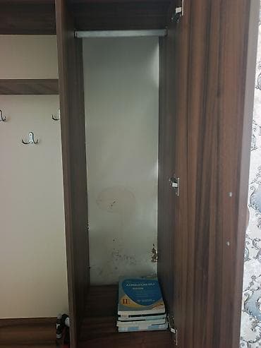 qız ucun dolab: İşlənmiş, 2 qapılı, Güzgülü, Digər rəng, Digər material, Açılan, Düz dolab — 2