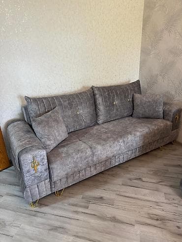 oturaca: Divan, İşlənmiş, Açılan, Bazalı, Vеlur parça, Çatdırılma yoxdur — 1