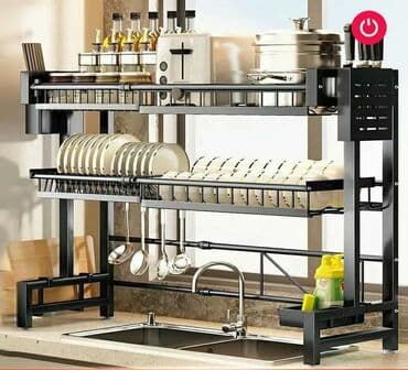 сушилка для посуды баку: Qab suşulkası😊 🔺Ölçü: 60-95sm 🔺Material: paslanmayan polad 🔺bütün — 2