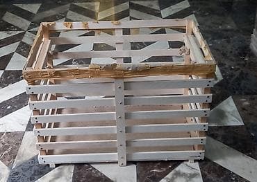 rəng: Taxta şlakamadan hazırlanmış çoxməqsədli sandıq/qutu - Material — 1