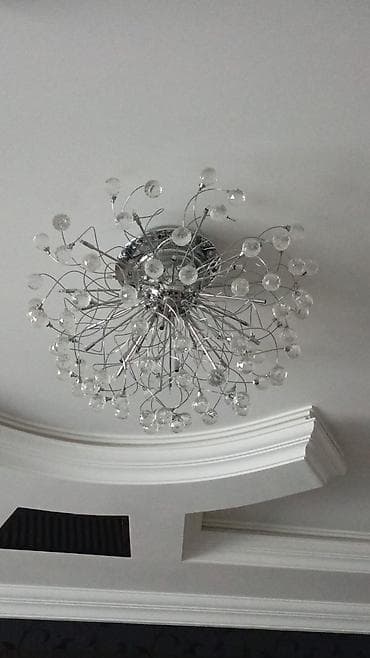 Çılçıraq, 10 və daha çox lampa, Metal