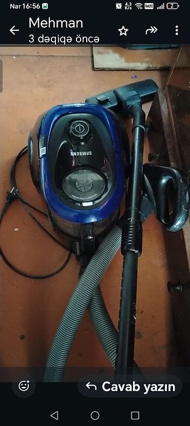 Фото и видеокамеры: Samsung tozsoran - Güclü siklon texnologiyası: üst paneldə — 1