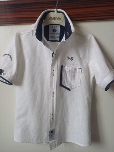 ağ kişi krossovkaları: Köynək, Boss, rəng - Ağ — 5