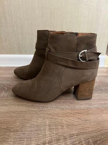 iş botinkaları: Ölçü: 38, rəng - Bej, İşlənmiş — 1