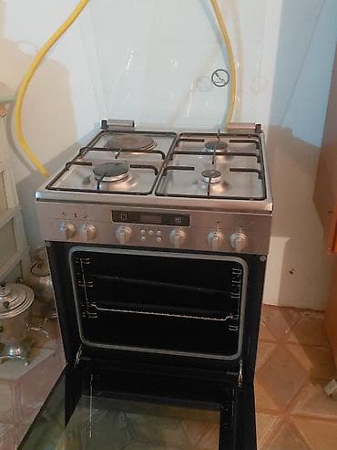 dyson utu fen: Siemens markalı kombinə olunmuş soba/plita. Paslanmayan polad — 4