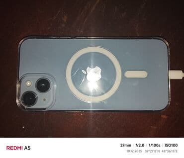 paltar tikən maşin: IPhone 14, Mavi, Face ID — 2