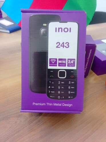 телефоны для пожилых флай: Inoi 243, rəng - Qara, Düyməli — 2