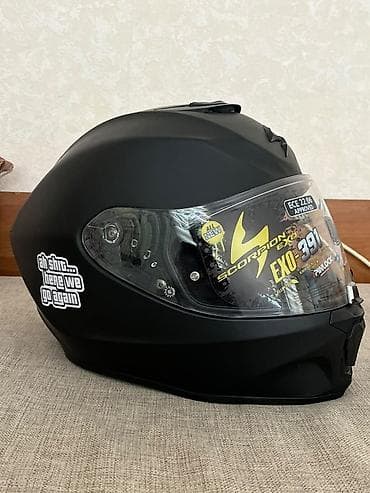 cg motor: Scorpion EXO-391 (Mat Qara) + Shark by SENA Intercom Orijinal — 1
