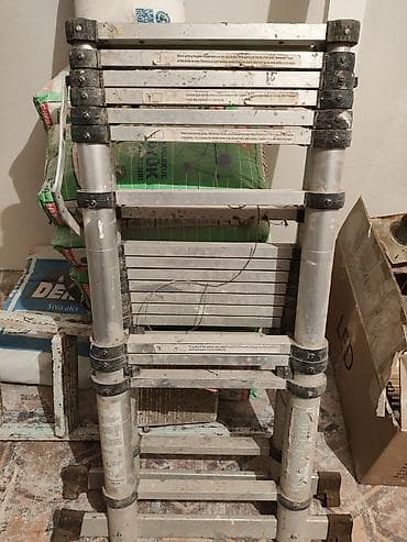 Teleskopik alüminium nərdivan - Kompakt yığıla bilən konstruksiya — 1