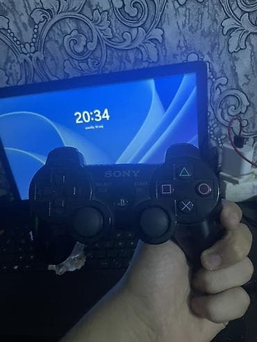 playstation 4 slim ps4: Sony DualShock 3 (SIXAXIS) simsiz oyun pulti - Orijinal Sony — 3