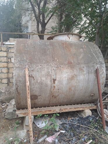 бойлер на 200 литров: Metall yanacaq/su çəni - Material: qalın divarlı polad - Forma — 3