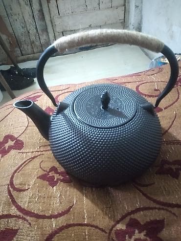 dem: Rəng - Qara, Dəm caydanı, Çuqun, 1 l, Yaponiya — 2