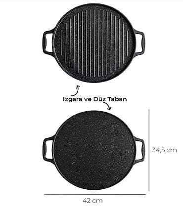 burner tava: Tava, rəng - Qara, Qranit — 2
