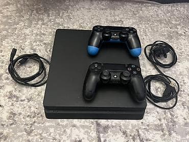 psp 4: PlayStation 4 Slim oyun konsolu paketi Məzmun: - PS4 Slim (qara rəng — 1