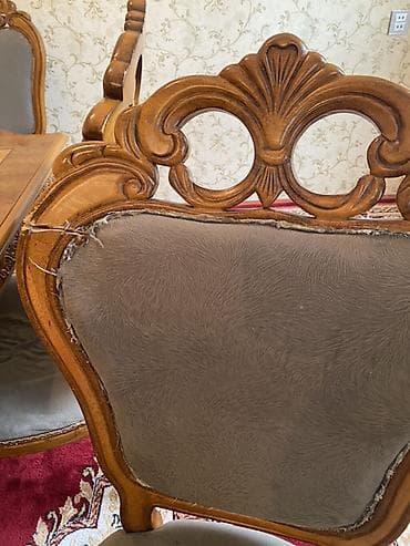 makiyaj stolu: Qonaq otağı üçün, rəng - Boz Stul — 3