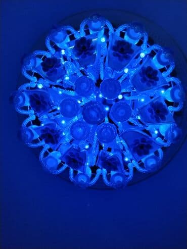 Горшки для растений: Led люстра, 4 и более ламп, Стекло — 5