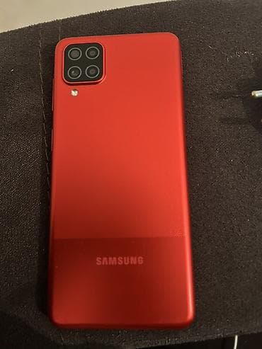 iphone 12 qiymet: Samsung Galaxy A12, rəng - Qırmızı, İki sim kartlı — 1