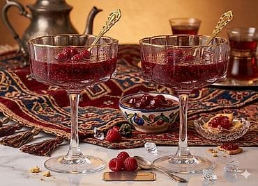 karaca qab: Qədəhlər, rəng - Qızılı, Şüşə, 4 ədədli dəst — 3