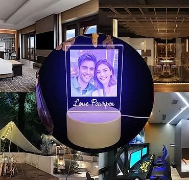 ucuz tül perde: • SİFARİŞLƏ GƏTİRİLİR 🛍️ • Şəxsi Foto LED Akril Lampa - — 4