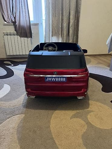 Игрушки: Uşaqlar üçün elektrikli minik avtomobili – qırmızı rəngli SUV tipli — 4