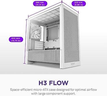 Korpuslar: NZXT H3 Fkow Bu korpus kompakt sistem yığmaq istəyənlər üçün əla — 8