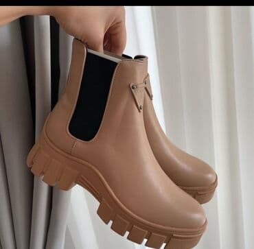 qadın bot: Ölçü: 38, rəng - Bej, Yeni — 1